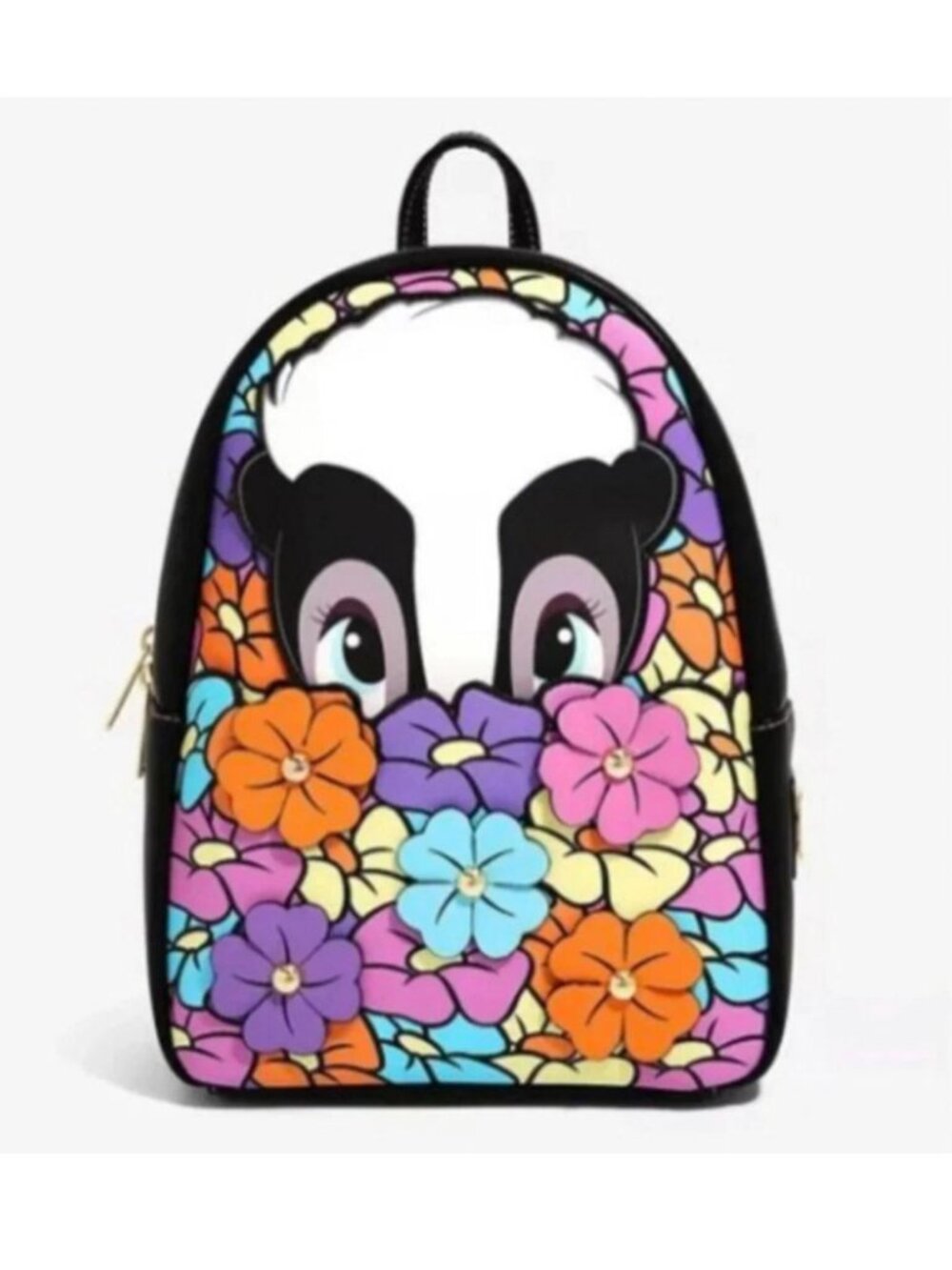Disney Loungefly Bambi Flower Skunk Flowers Mini Backpack NWT